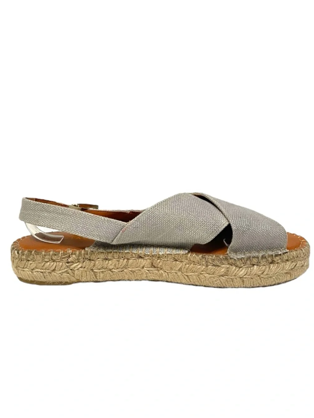 ALOHAS Crossed Espadrilles in Cotton Canvas 41